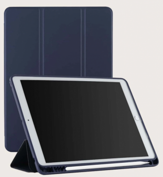 Coque à Trois Volets à Fente pour Stylo iPad Mini 4 / Mini 5 7.9" avec Blister